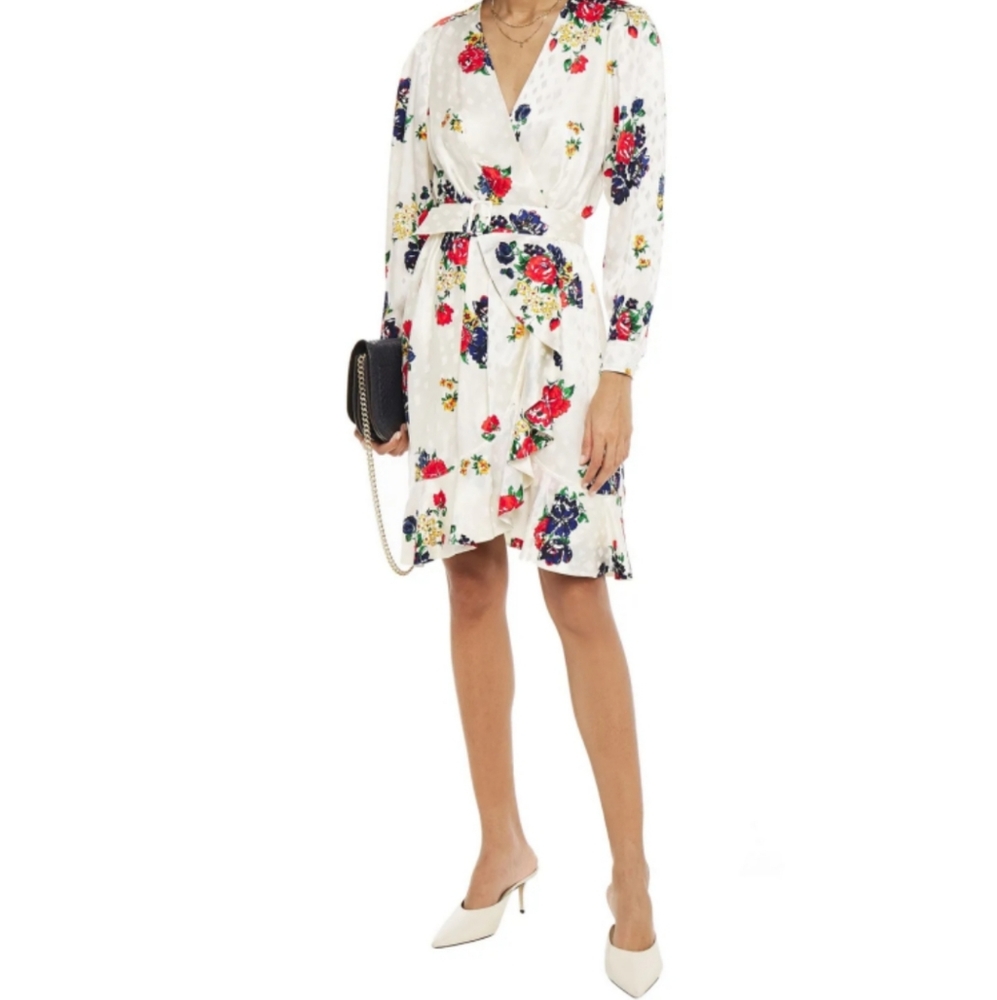 Tory Burch Printed Silk Wrap Dress